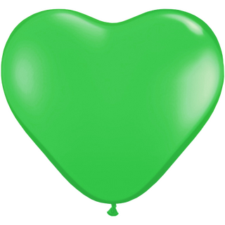 Ballon Herz Lang Grn